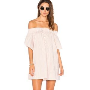 Faithfull the brand Deia dress in polo stripe